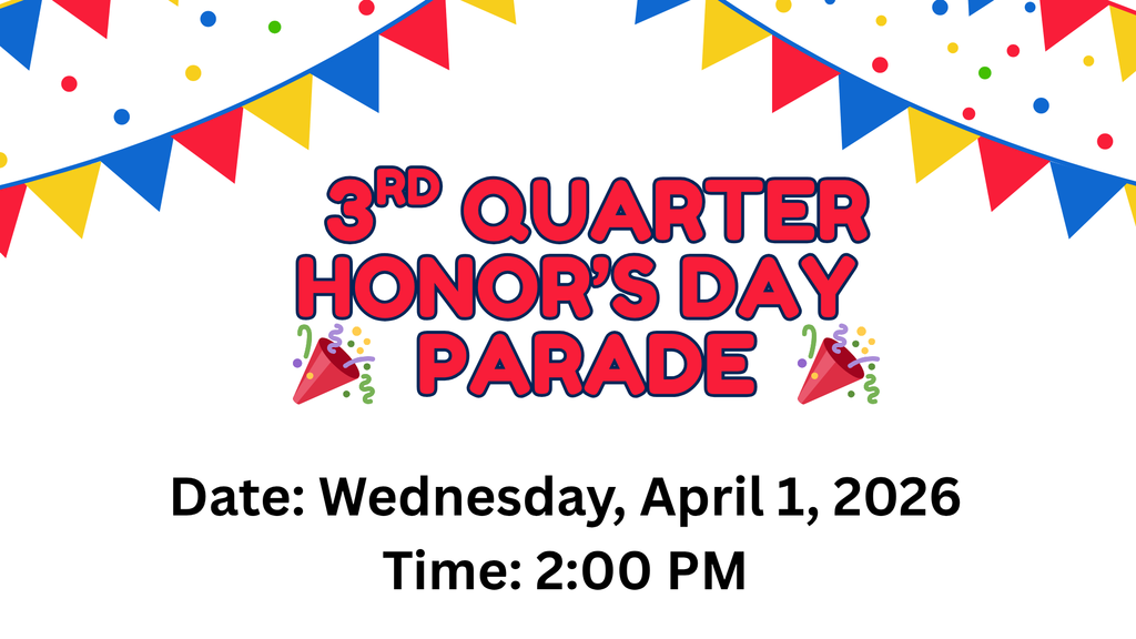 ***UPDATE *** Our Honor's Day Parade will be  held on April 1, 2026!