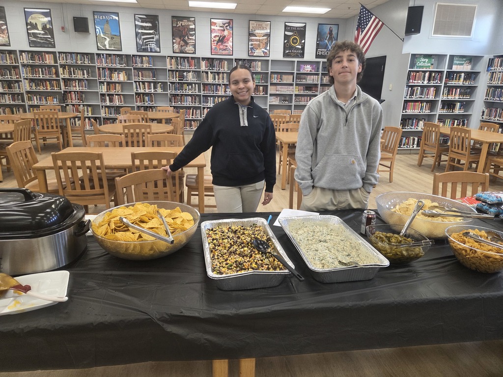 PTO officers in front of dip table