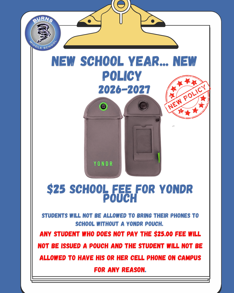 Yondr Pouch- New Policy