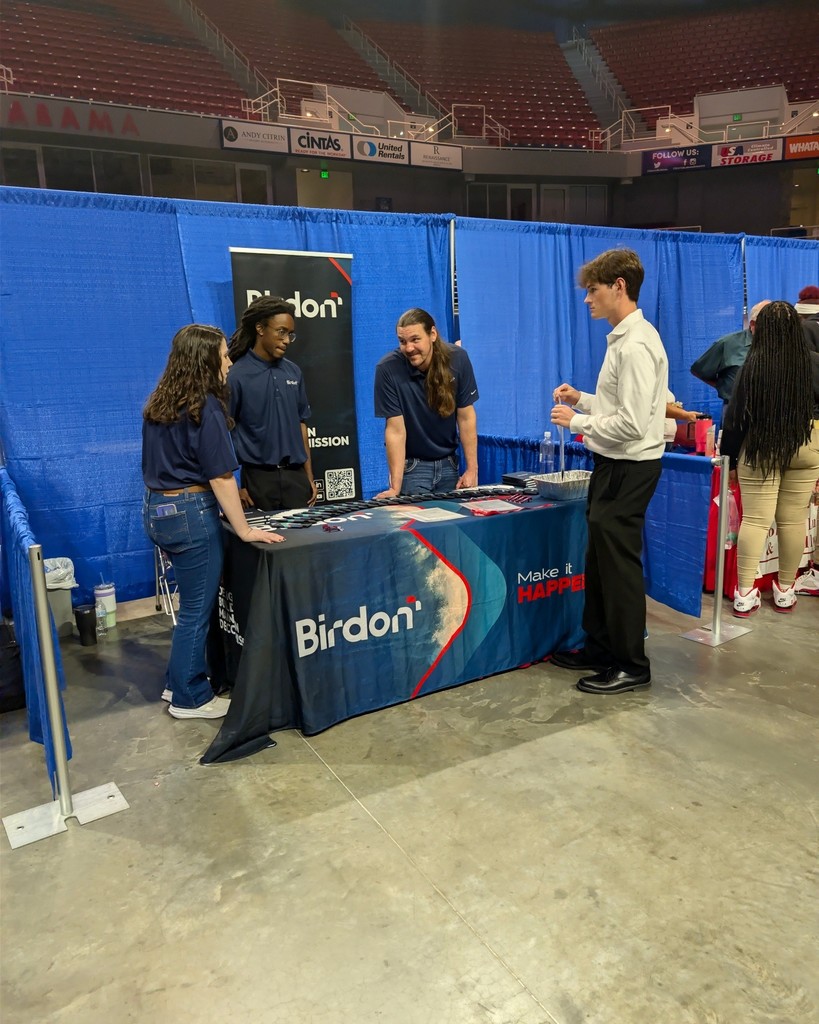 Our senior students attended the MCPSS Career Fair in partnership with the Mobile Chamber of Commerce!.