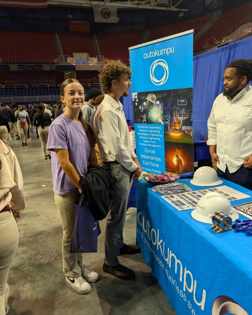 Our senior students attended the MCPSS Career Fair in partnership with the Mobile Chamber of Commerce!.