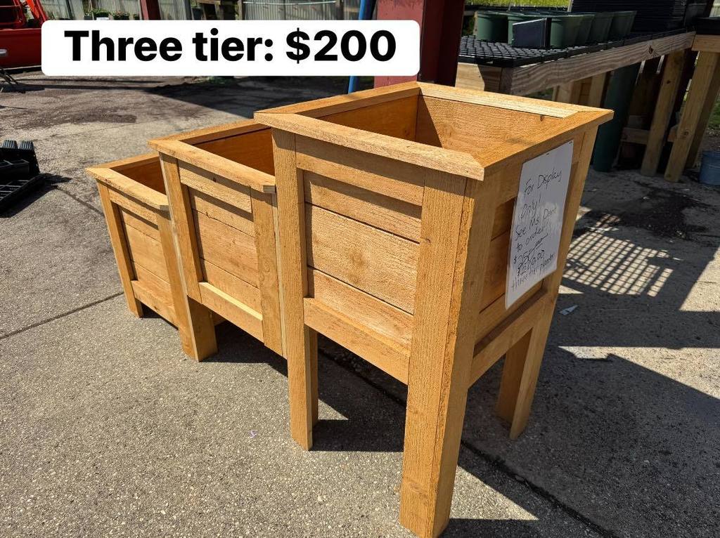 Three tier: $200