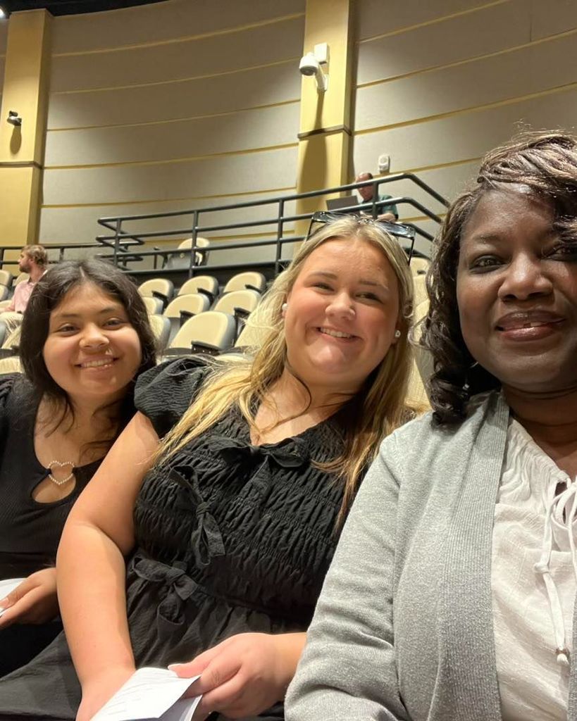 MGM FBLA  members attending a Mobile County Commissioners meeting at the Mobile Government Plaza.