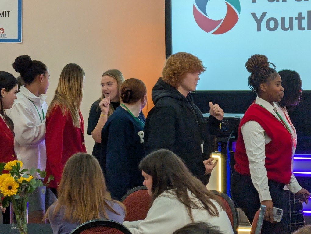 MGM students at the I-Lead Youth Conference sponsored by Mobile Area Education Foundation.