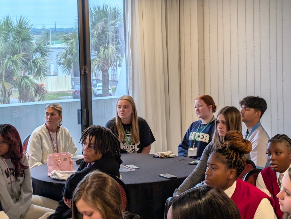 MGM students at the I-Lead Youth Conference sponsored by Mobile Area Education Foundation.