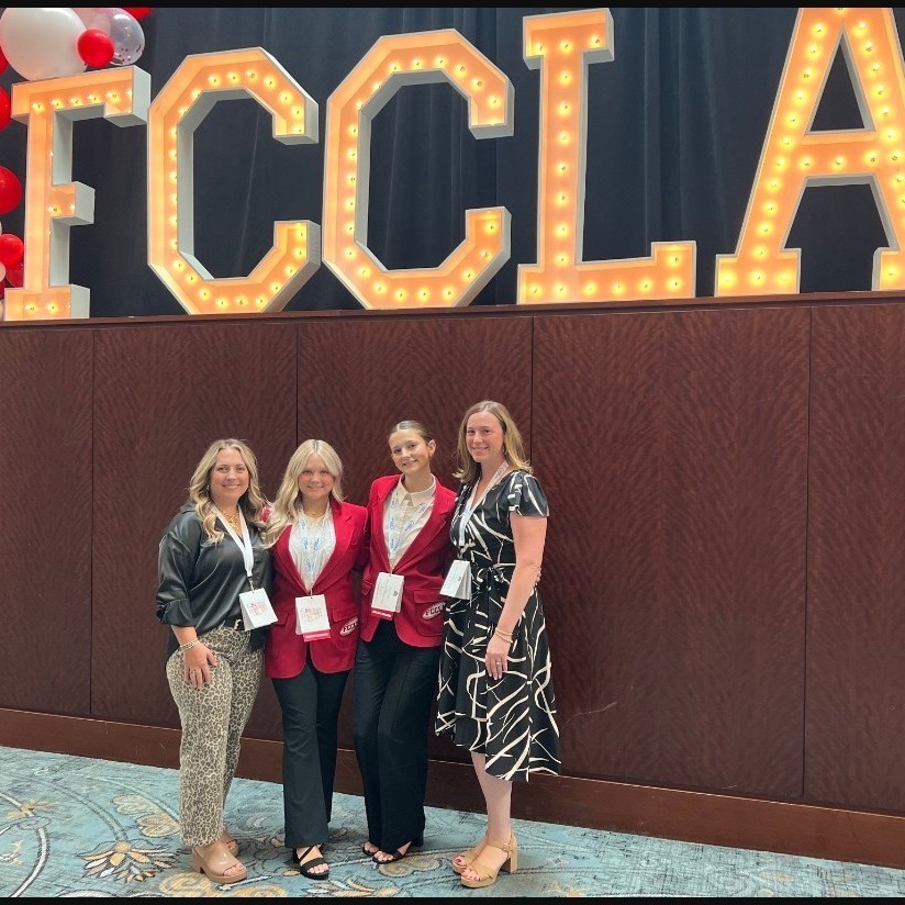Students from our FCCLA chapter and sponsors at the State Conference in Montgomery.