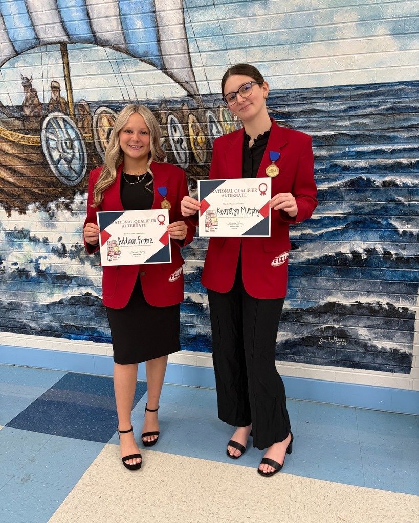 Students from our FCCLA chapter with their gold medals.