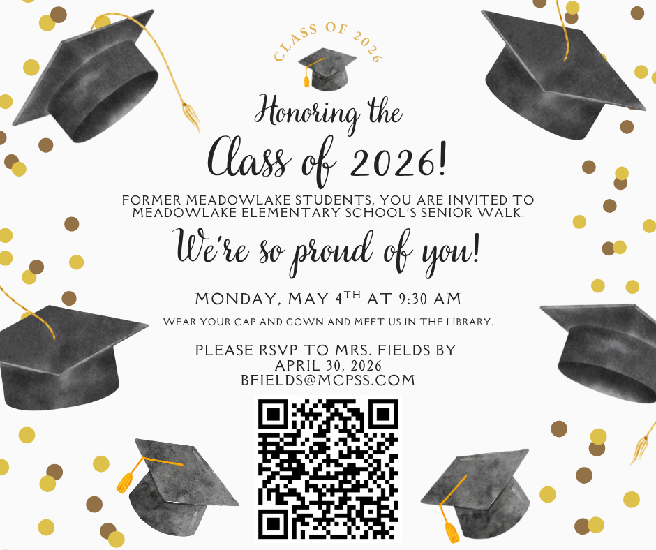 Grad Walk for seniors who attended Meadowlake