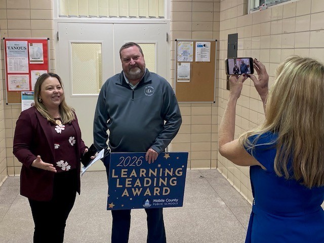 Davidson Principal Jason Richardson being interviewed