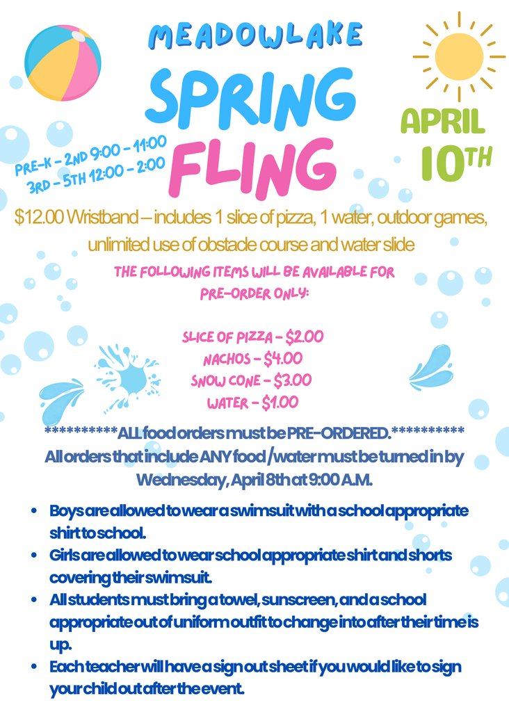 Spring Fling Flyer
