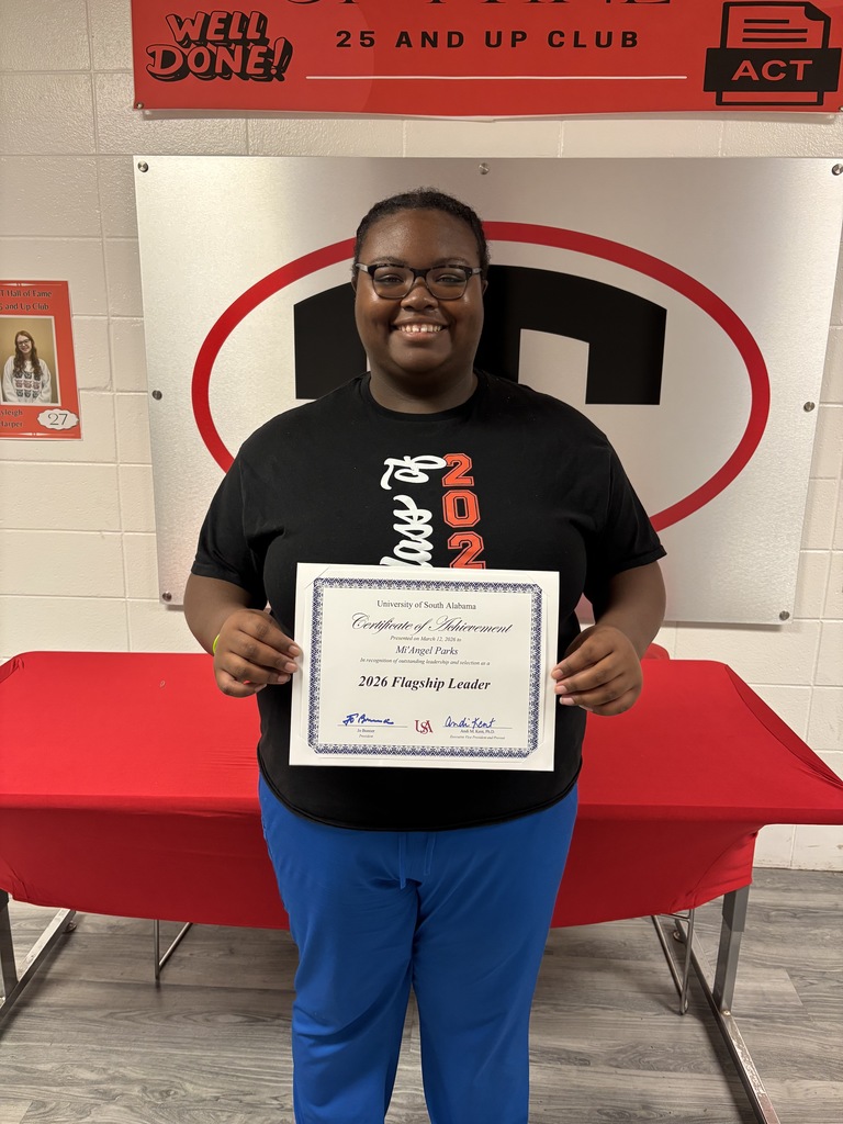 Mi'Angel Parks was selected as a 2026 Flagship leader for the University of South Alabama!