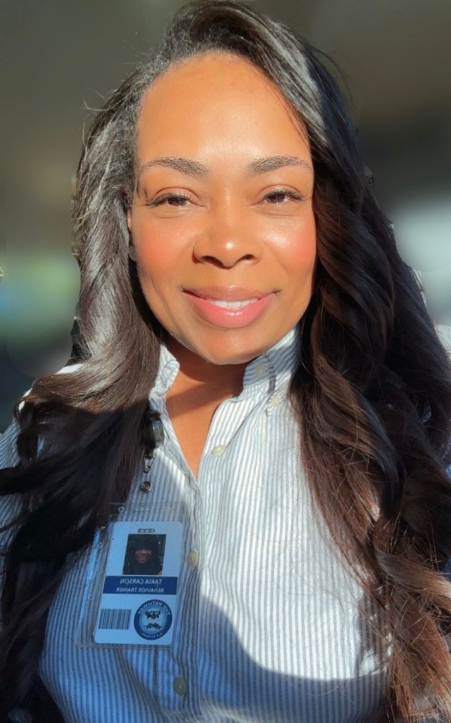 Support Staff of the Month smiling 