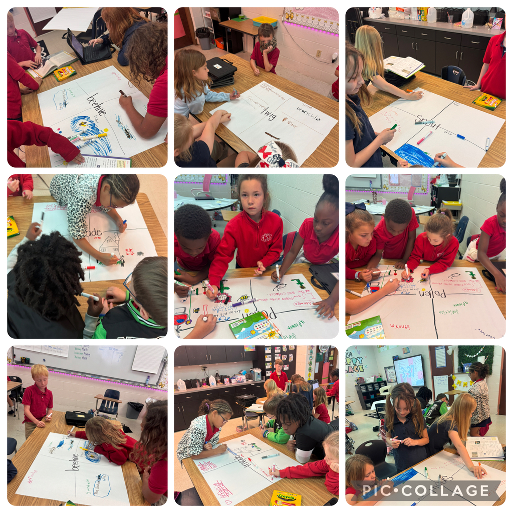 Vocabulary work in Ms. Owens class!