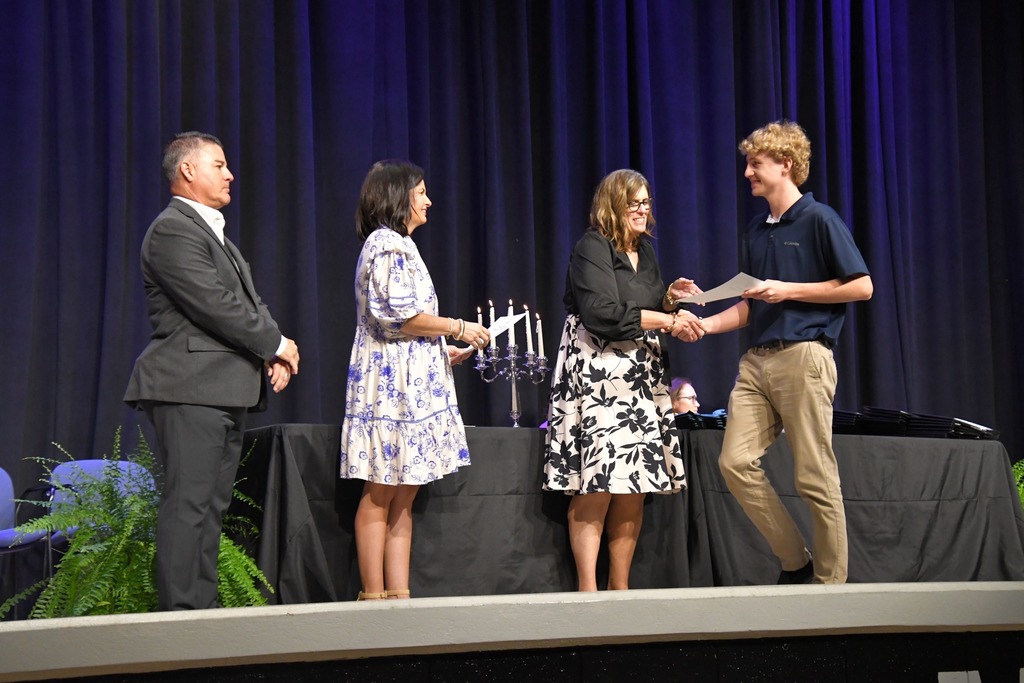 Academic Celebration, recognizing students who earned an Academic Bar or Letter, as well as inducting new members into the National Honor Society and National Technical Honor Society.