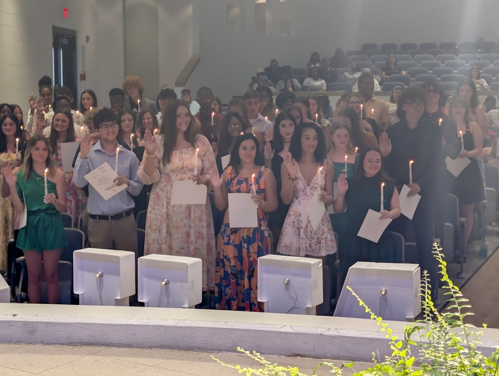 Academic Celebration, recognizing students who earned an Academic Bar or Letter, as well as inducting new members into the National Honor Society and National Technical Honor Society.