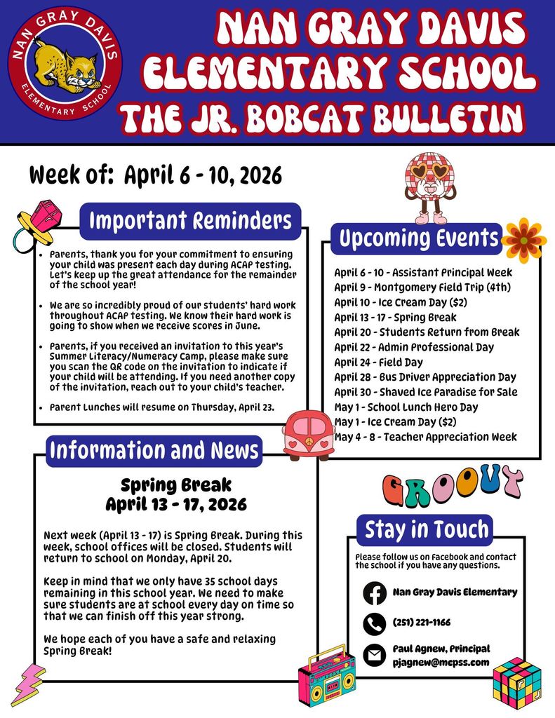 Parent Newsletter 4-6-26