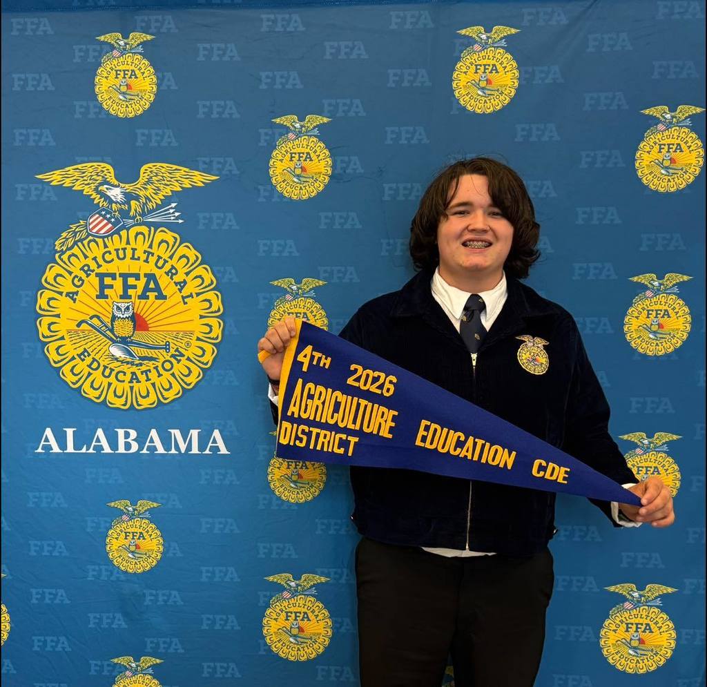 A special congratulations goes to sophomore Zachary Cupp for earning 4th place overall in the district!