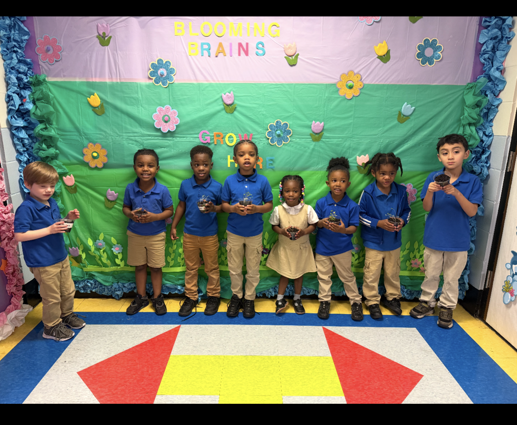 Ms. Deese’s Pre-K class is blooming as they learn all about plants! 🌱