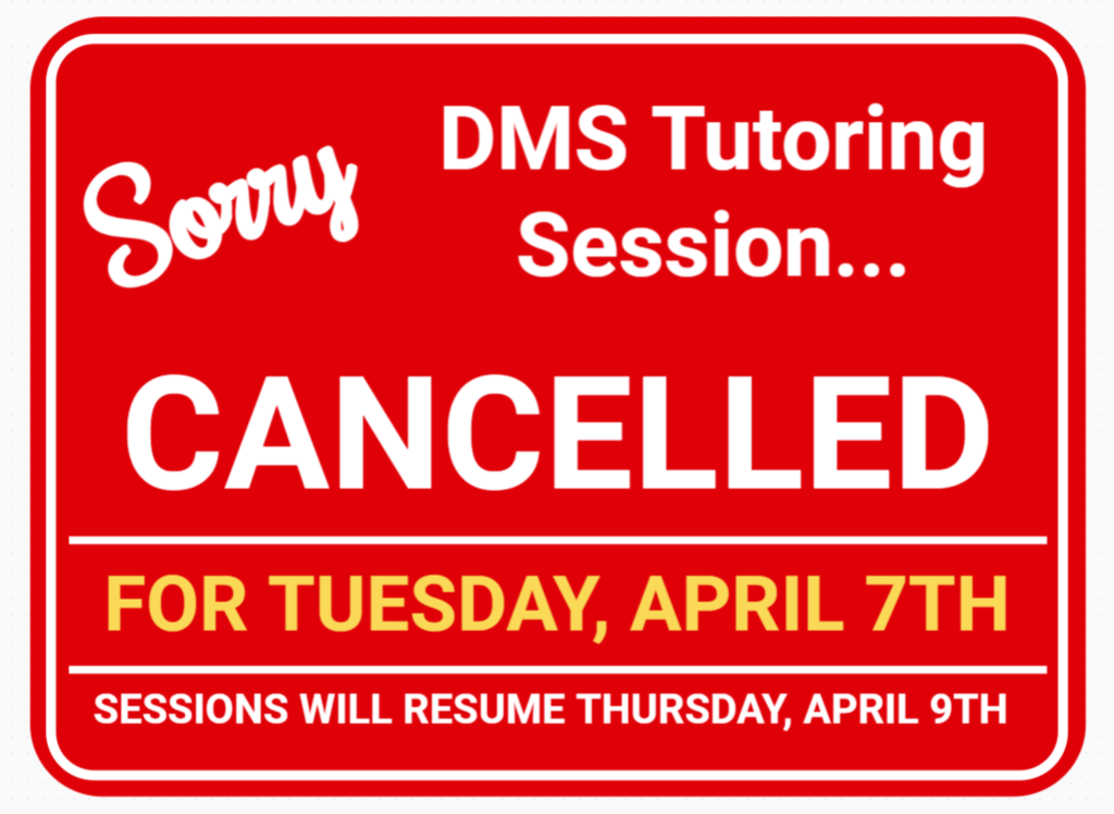 No Tutoring 4/7/26