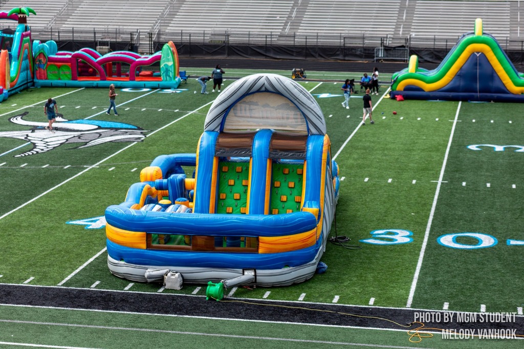 Students enjoying Spring Fling.