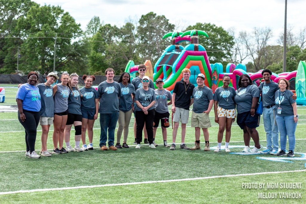 Students enjoying Spring Fling.