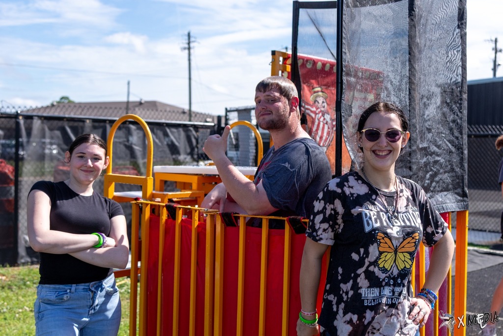 Students enjoying Spring Fling.