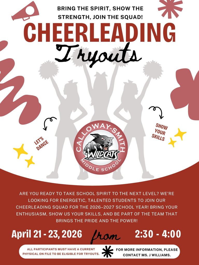 Cheerleading Tryouts 2026