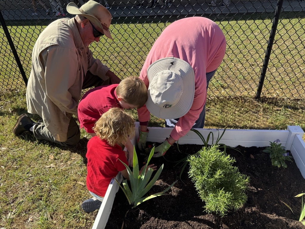 PreK classes enjoyed an Earth Day activity with some of our local Master Gardeners. The students participated in helping to plant in the flower beds on the PreK playground. A special thank you to Marion Platt, Phil Platt, and Penny Platt, for volunteering your time to help our little ones beautify their school! 