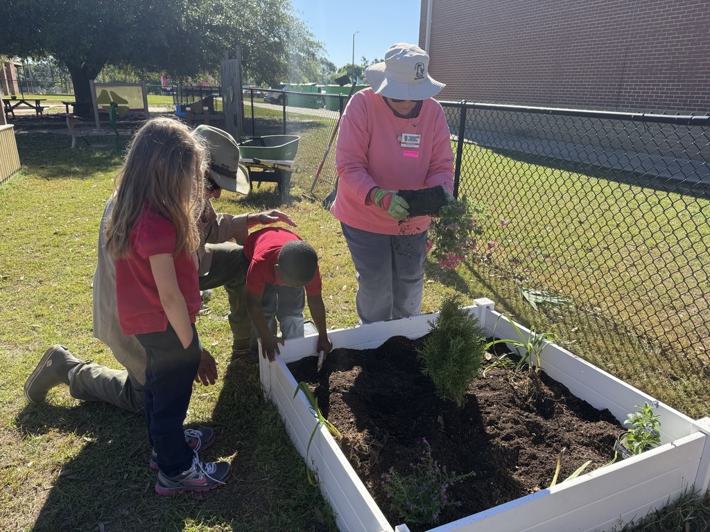 PreK classes enjoyed an Earth Day activity with some of our local Master Gardeners. The students participated in helping to plant in the flower beds on the PreK playground. A special thank you to Marion Platt, Phil Platt, and Penny Platt, for volunteering your time to help our little ones beautify their school! 
