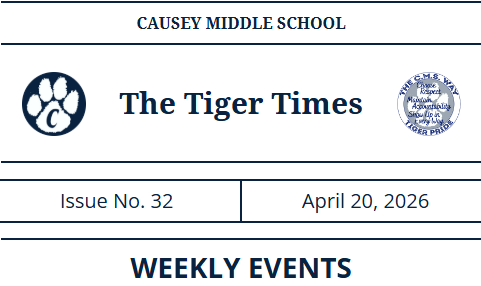 Screenshot of Weekly Newsletter 4-20-26