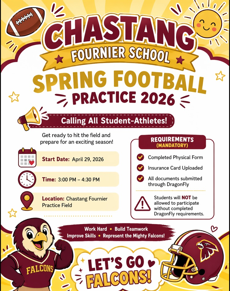 Spring Football Flyer