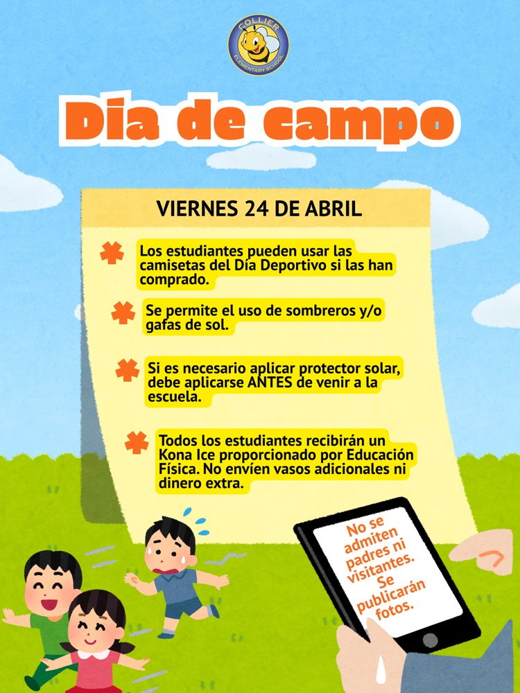 field day is Friday, April 24th