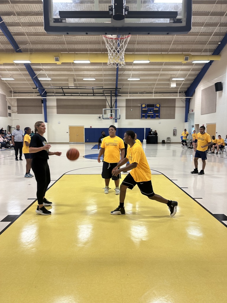 Action shot playing basketball 