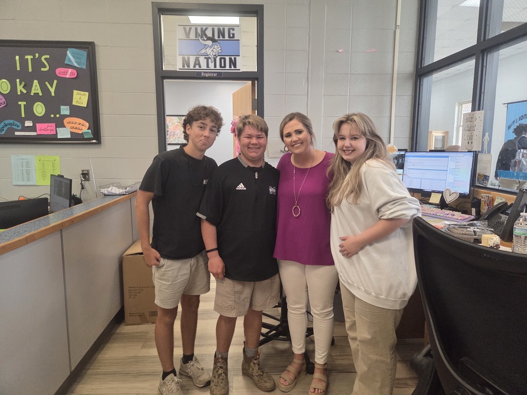 Mrs. Douglas with PTO members