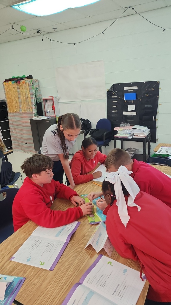 Future Leaders in Action! Learning. Leading. Growing. Mrs. Busby's 4th grade class along with CHS JROTC