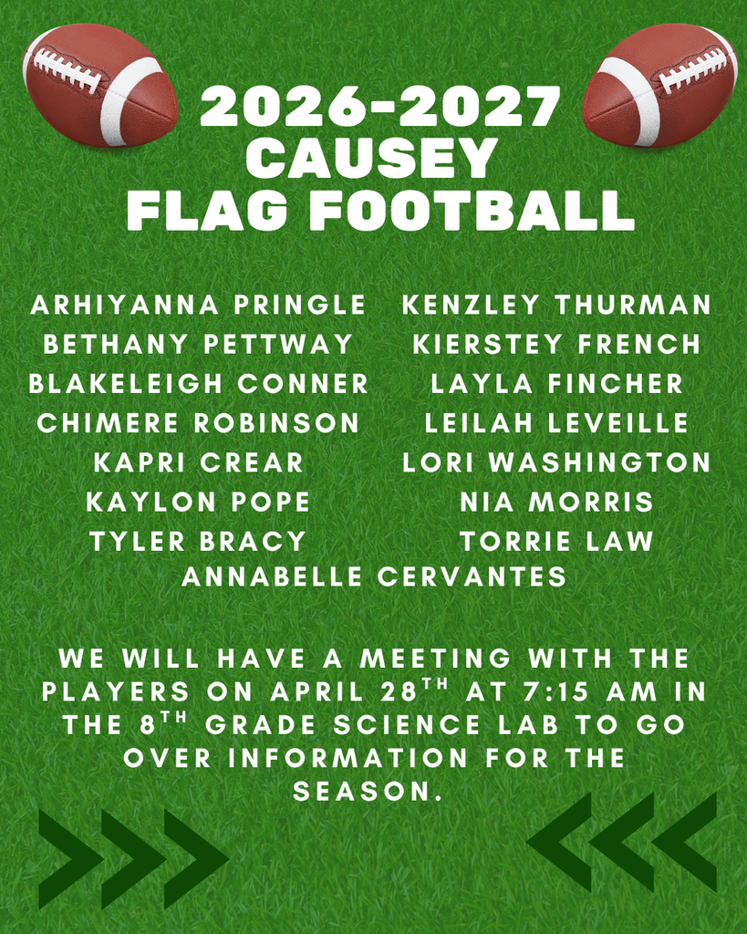 Flag Football Roster 26-27