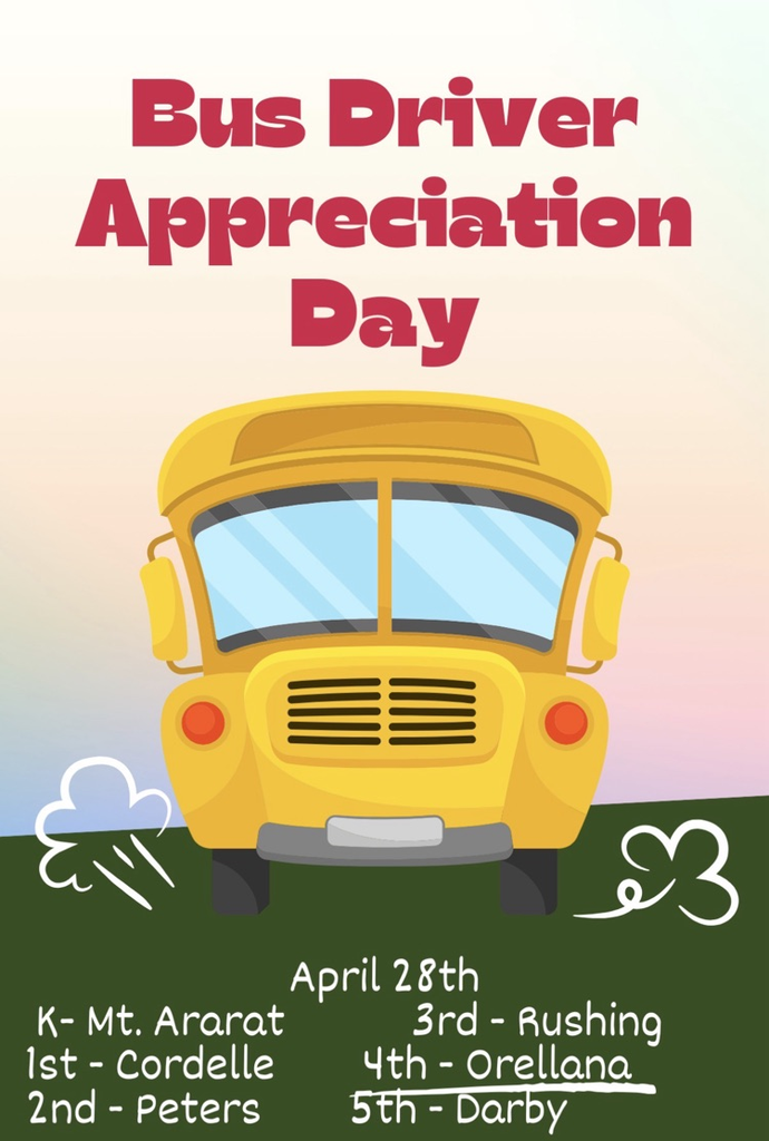 Bus Driver Appreciation Day- April 28th