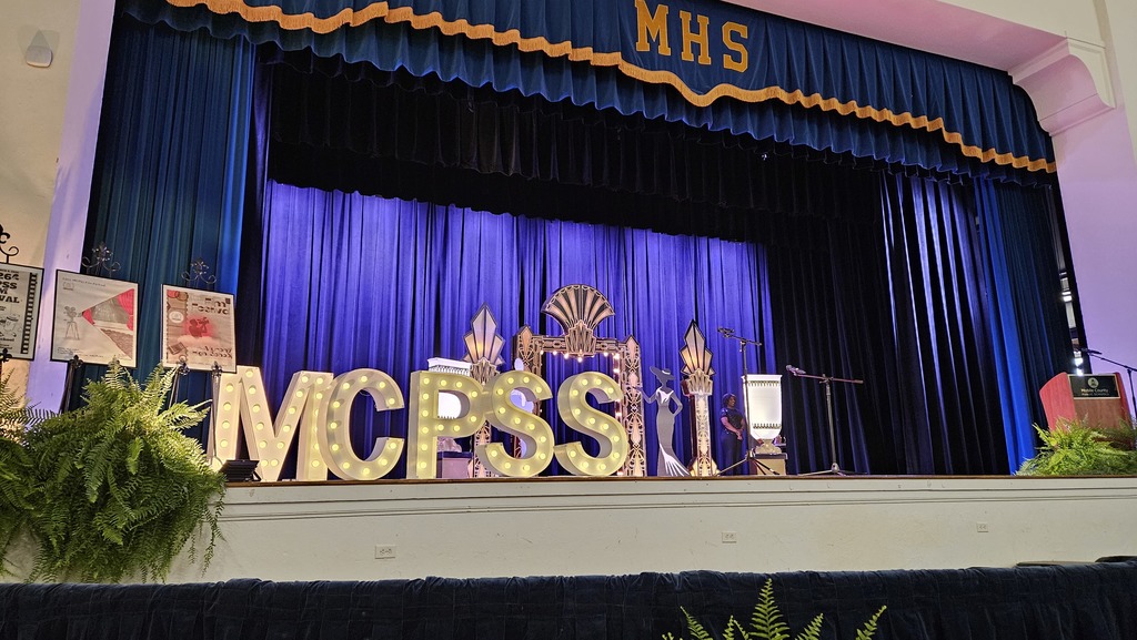 MCPSS Film Festival Awards stage