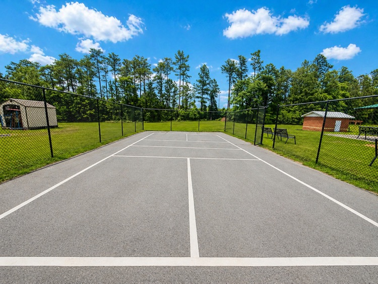 pickleball court at J.E. Turner 