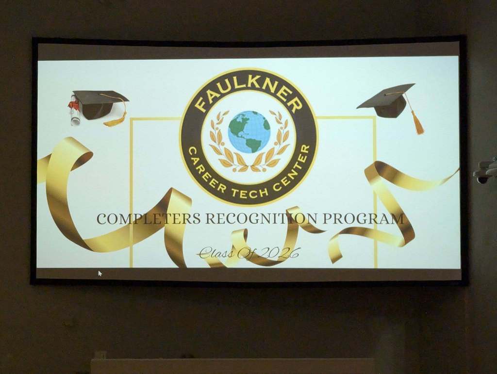 Senior students that completed their program at Faulkner Career Tech Center were celebrated at a completion ceremony.