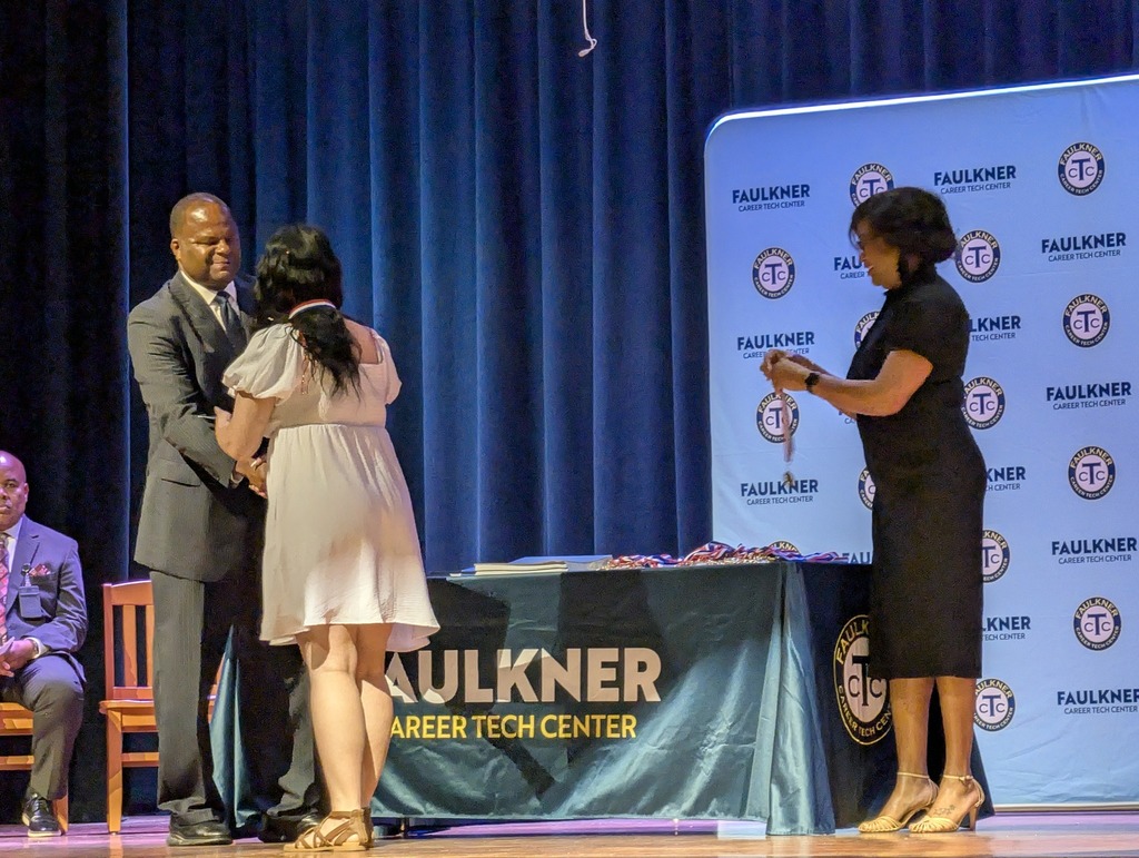 Senior students that completed their program at Faulkner Career Tech Center were celebrated at a completion ceremony.