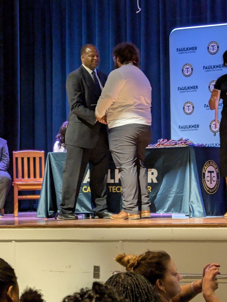 Senior students that completed their program at Faulkner Career Tech Center were celebrated at a completion ceremony.