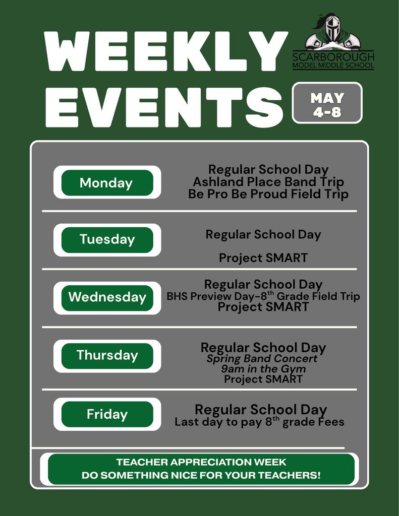 weekly events