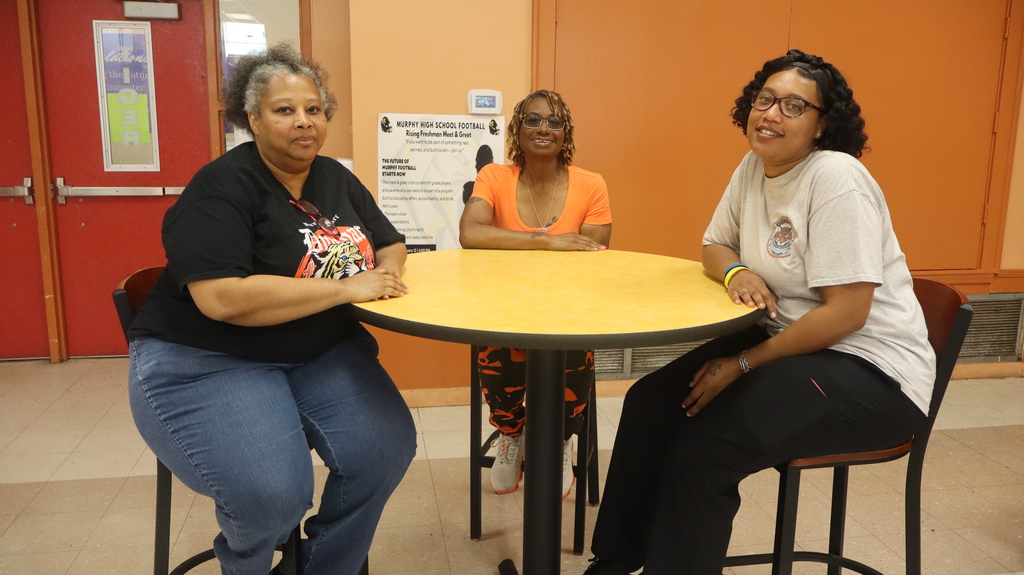 picture of our 3 cafeteria workers