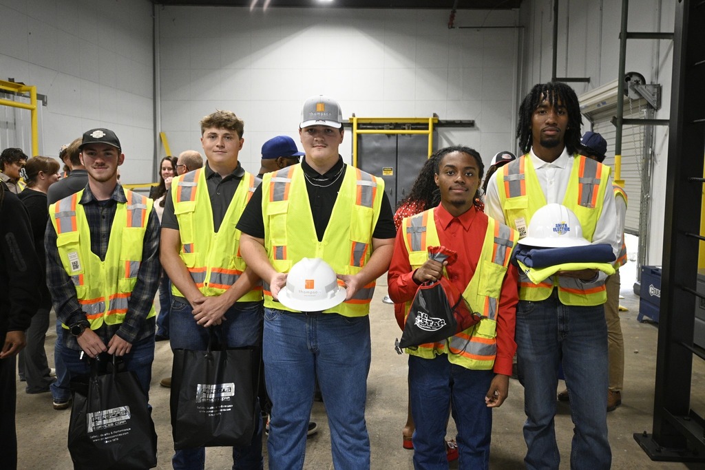 5 senior students  signed letters of employment with local contractors through the Academy of Craft Training - Mobile   (ACT). 