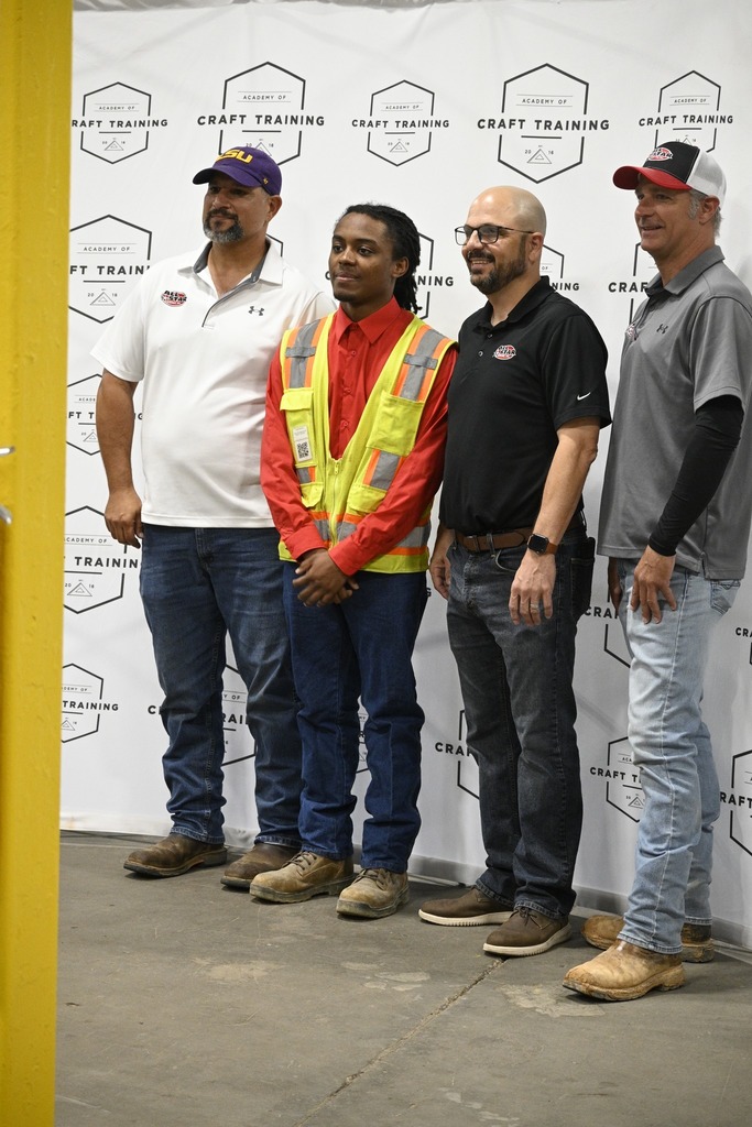 5 senior students  signed letters of employment with local contractors through the Academy of Craft Training - Mobile   (ACT). 