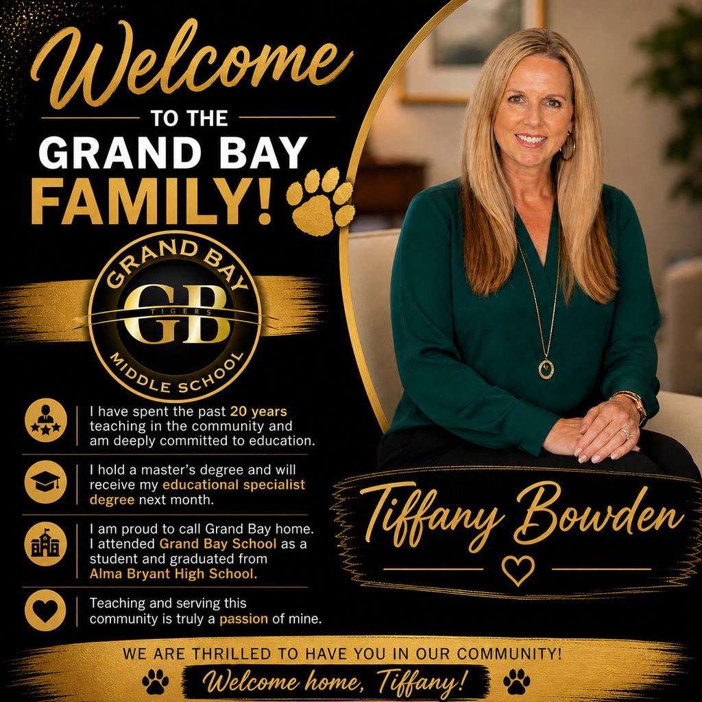Welcome Tiffany Bowden to the Grand Bay family.