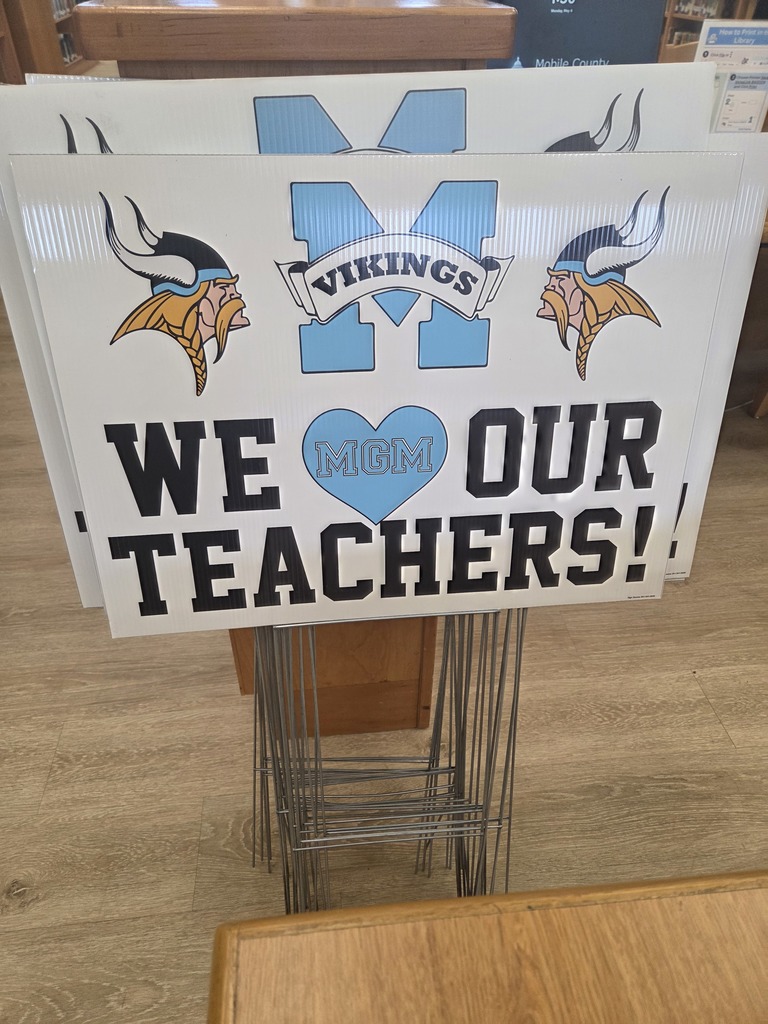 We love our teachers sign