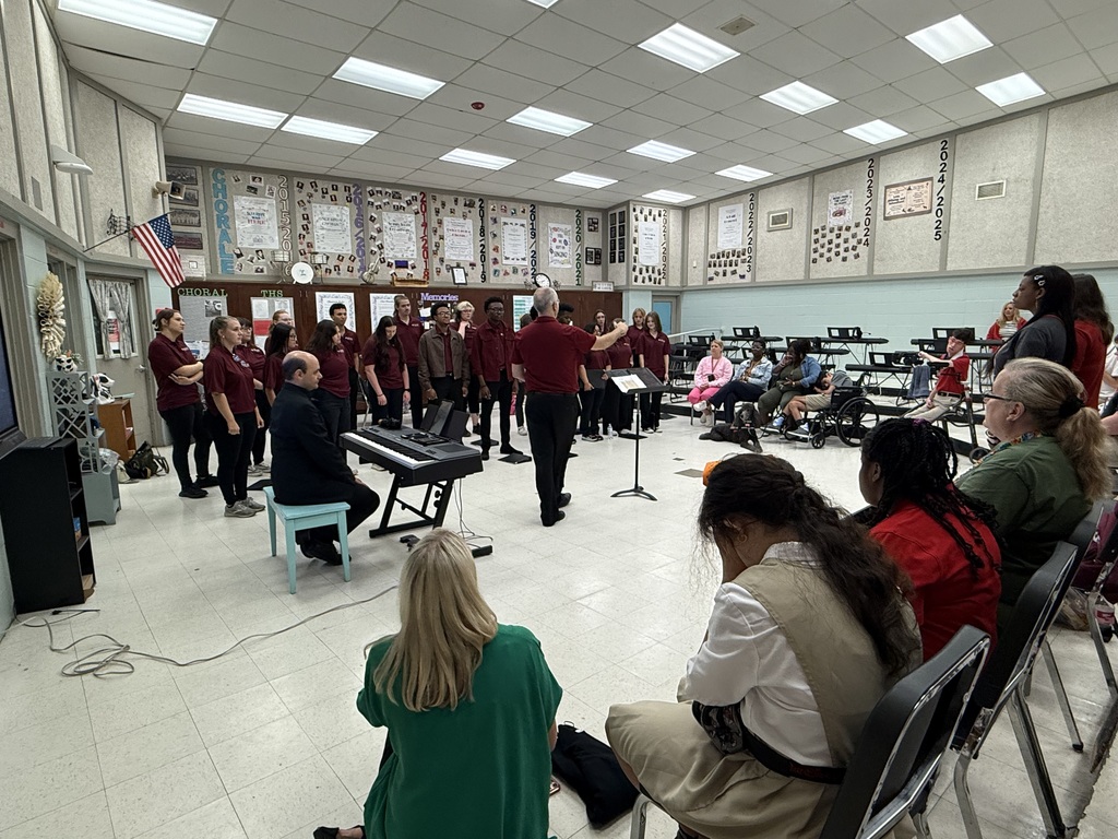 Coastal Alabama Choir performing for the THS Choral Department.