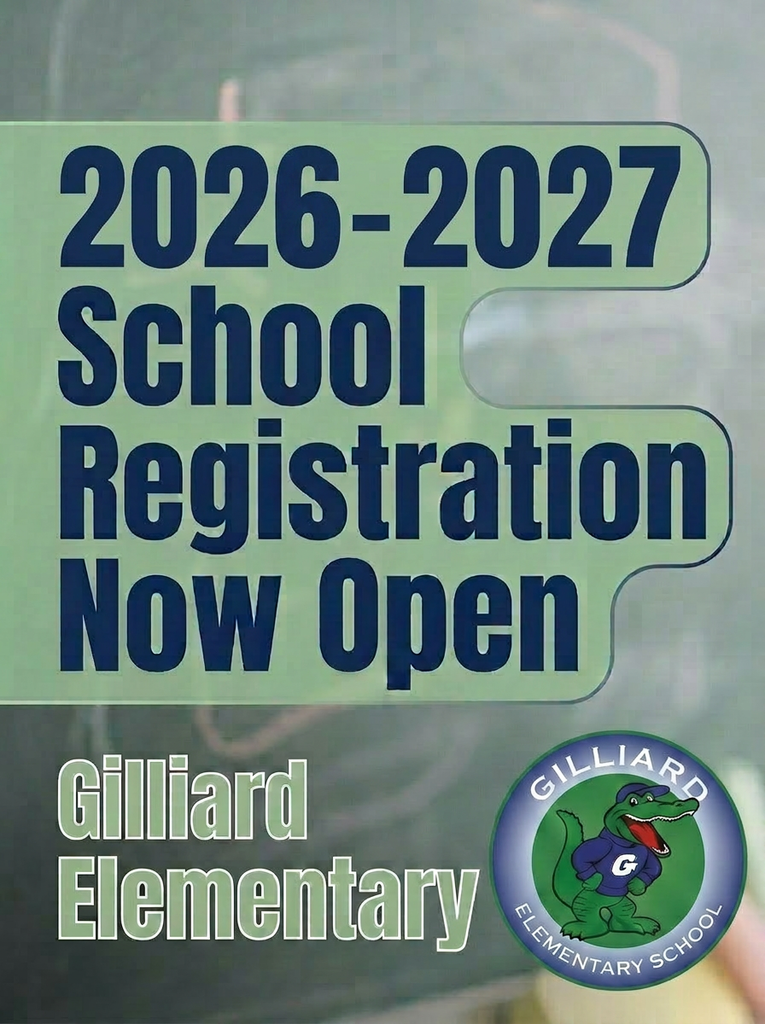 Good morning parents. The registration portal  is open for the 2026-2027 school year. Be sure to go online and get your students registered as soon as possible. It is very important that you get your child registered to avoid the long registration lines. 